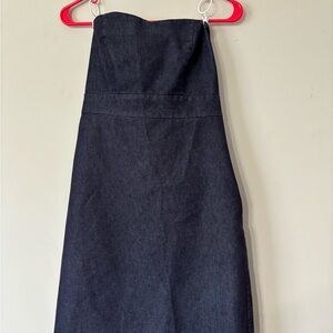 Merona Navy Strapless Dress